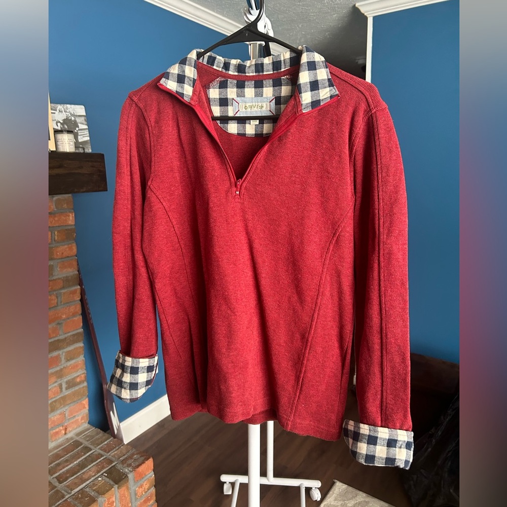 Orvis quarter zip